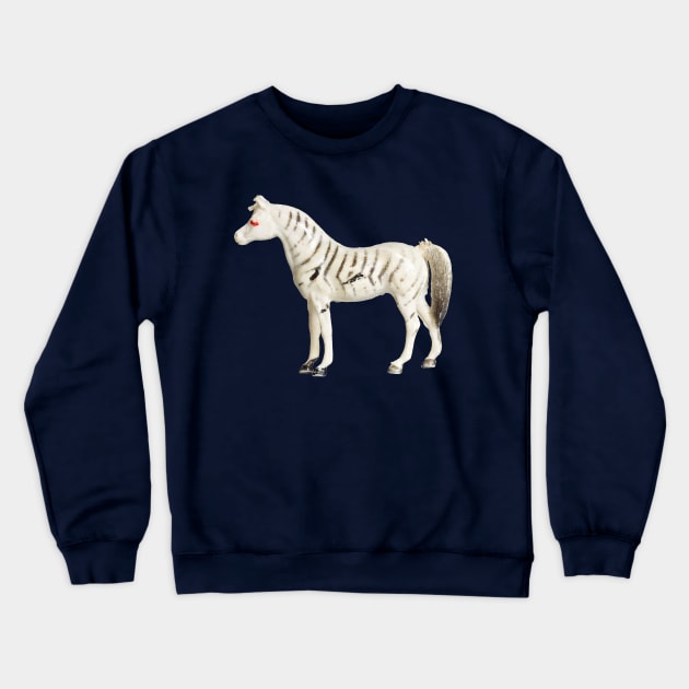 PLASTIC FANTASTIC Zebra Crewneck Sweatshirt by Danny Germansen